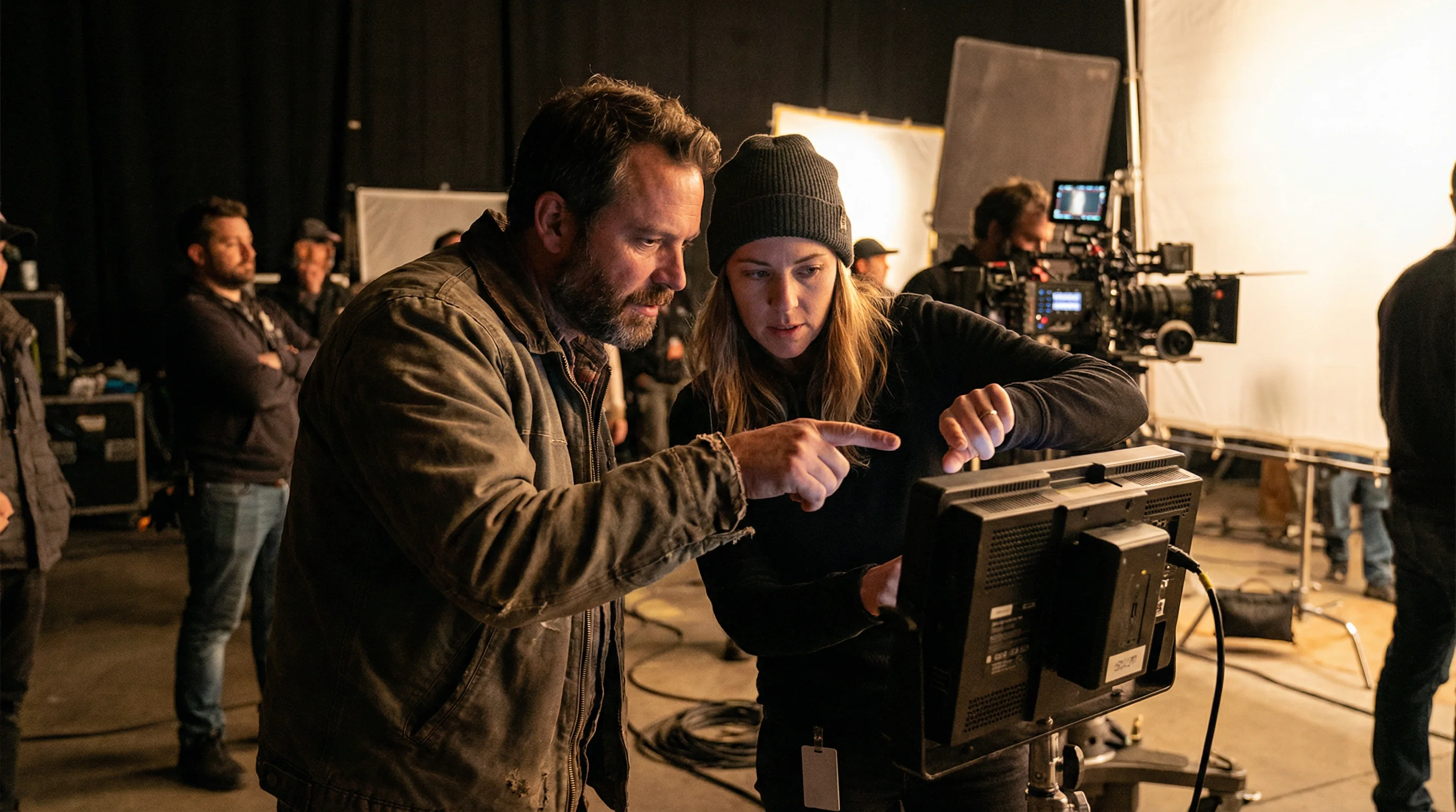 电影拍摄幕后花絮现场