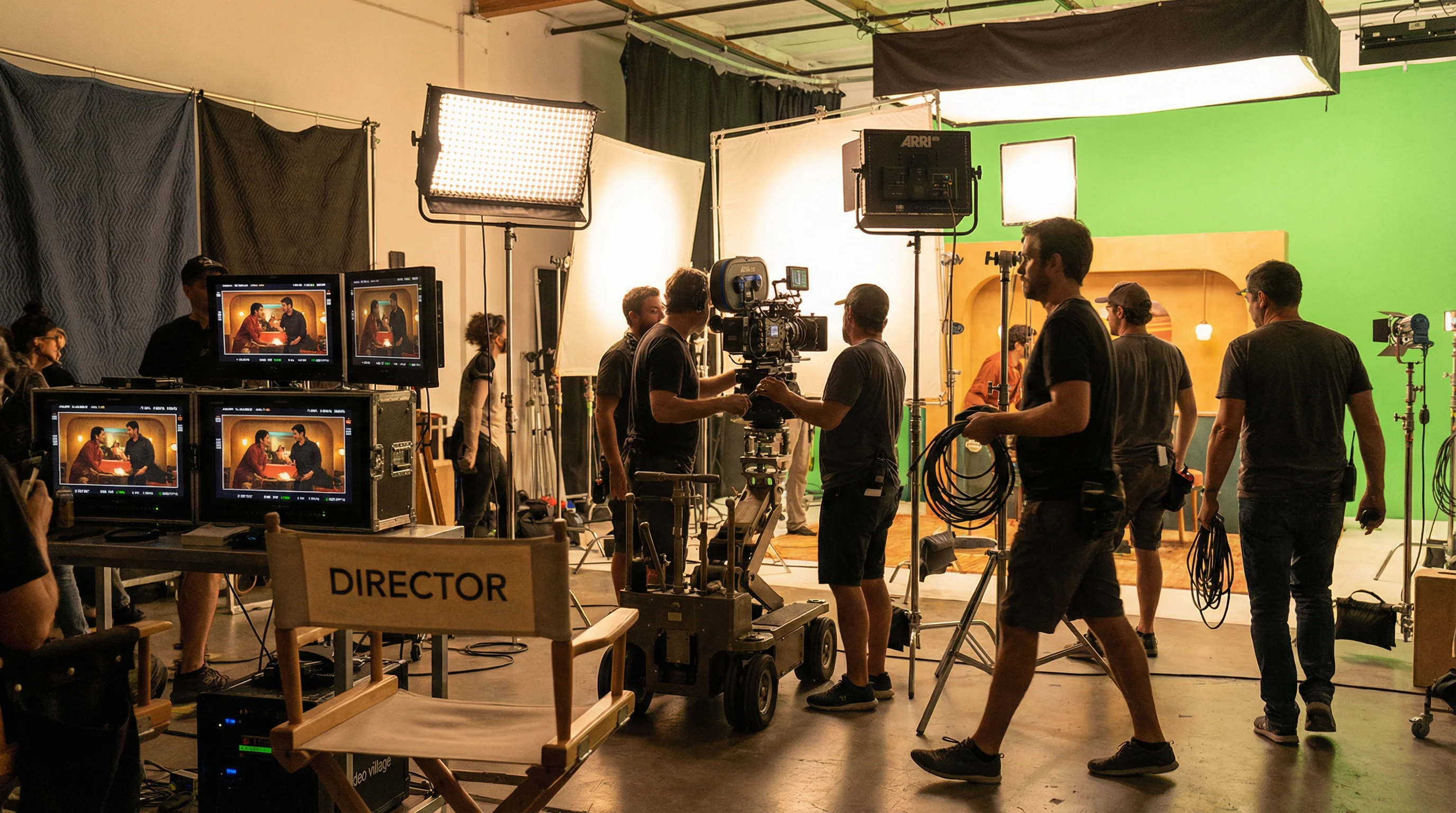 专业影视拍摄现场实景